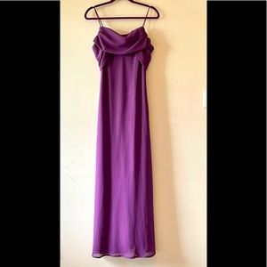 Jessica Simpson Cowl Neck Long Dress